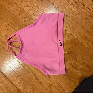 Nike Vibrant Pink Strappy Sports Top